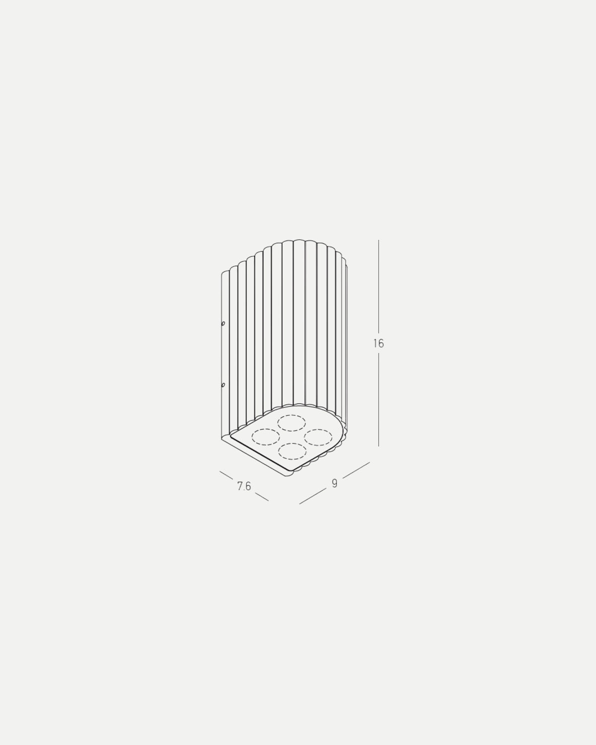 Hestia Double Outdoor Wall Light - Graphite