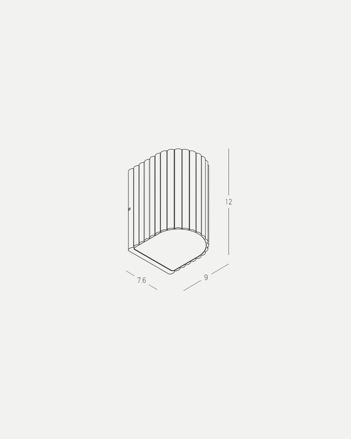 Hestia Outdoor Wall Light - Beige