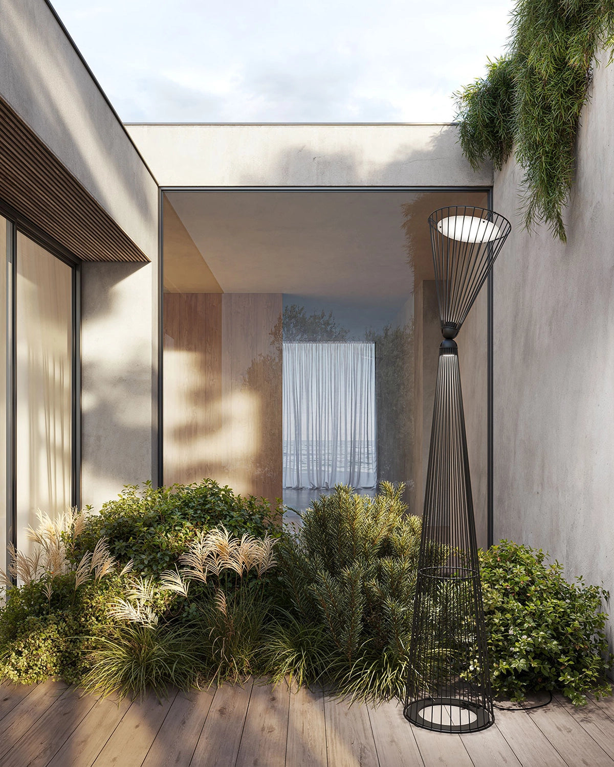 Ikonika Outdoor Floor Lamp