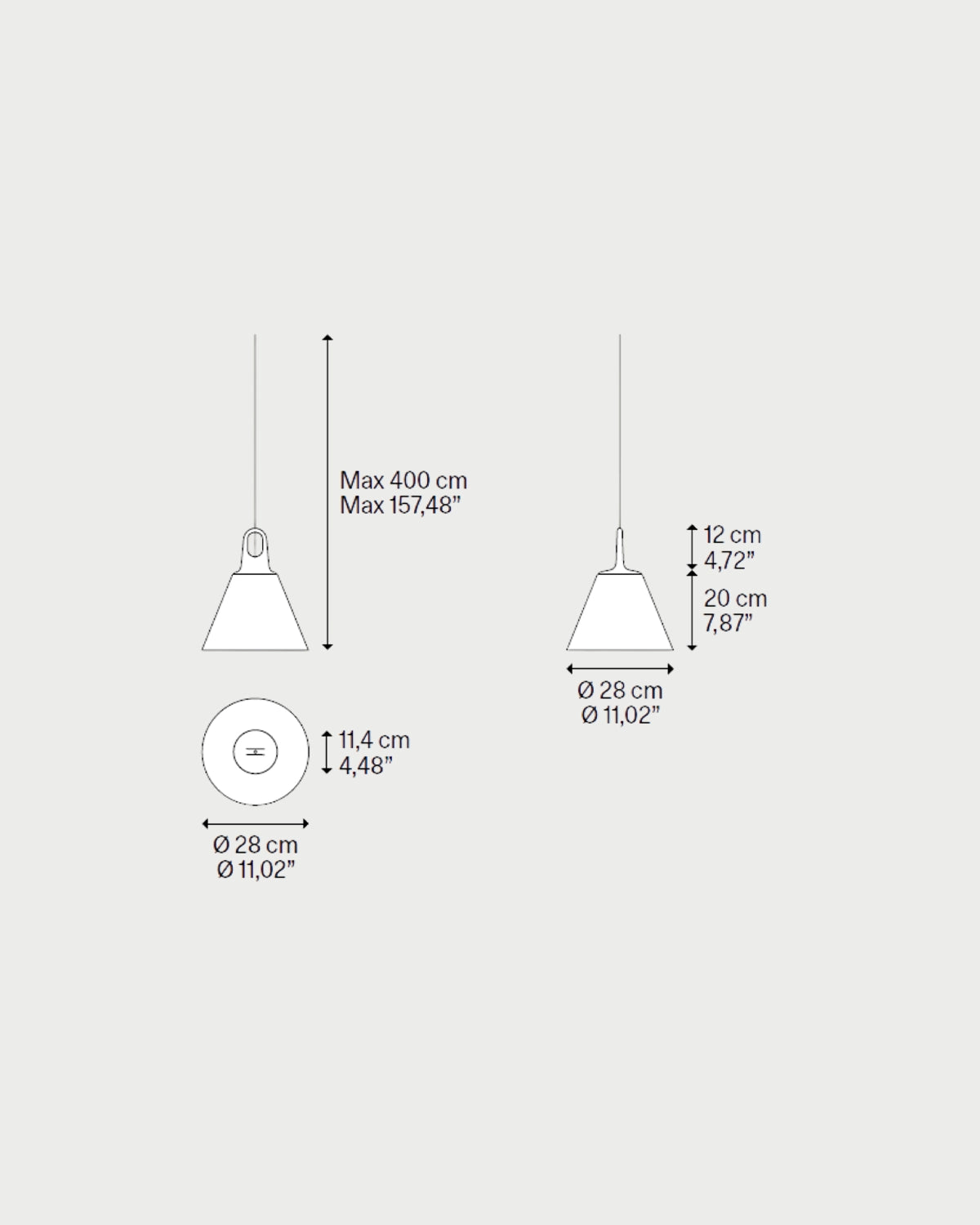 Jim Cone Pendant Light