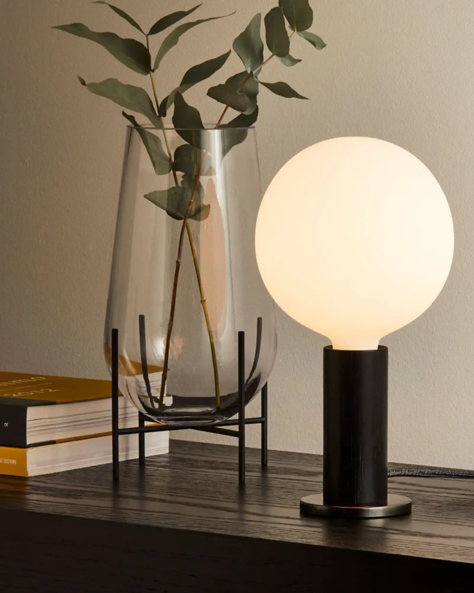 Knuckle Sphere IV Table Lamp in Blackened Black by Tala | Nook Collections