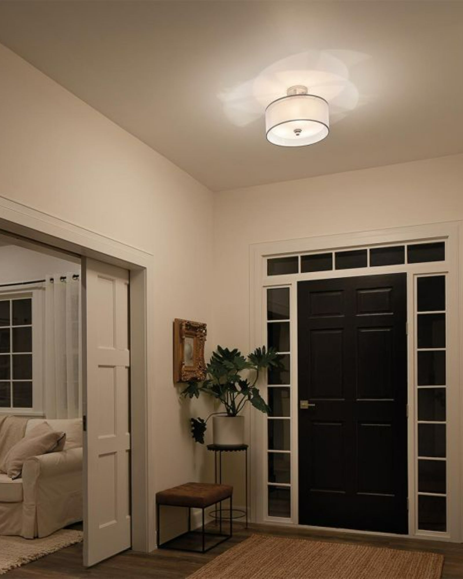 Lacey Semi-Flush Ceiling Light