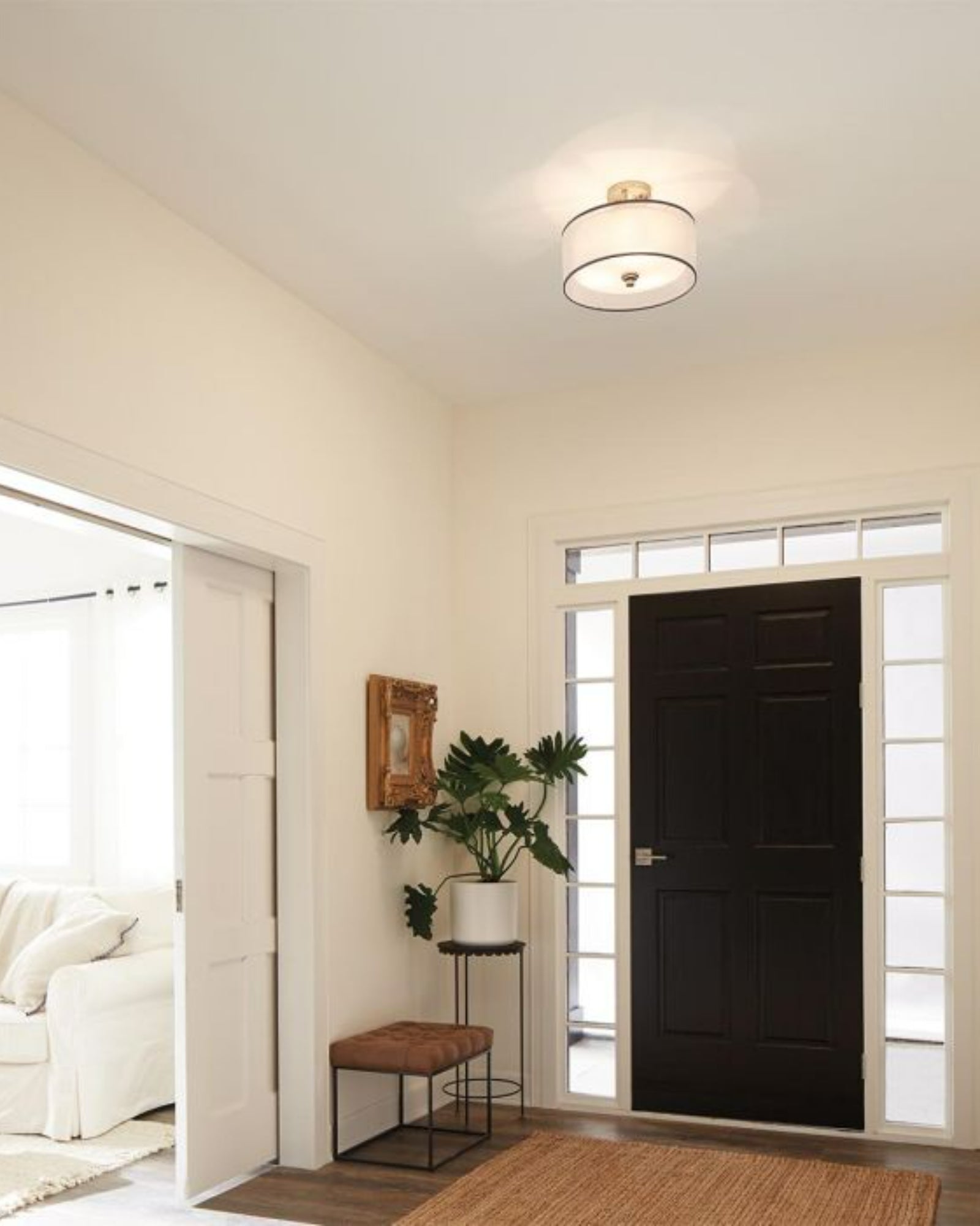 Lacey Semi-Flush Ceiling Light