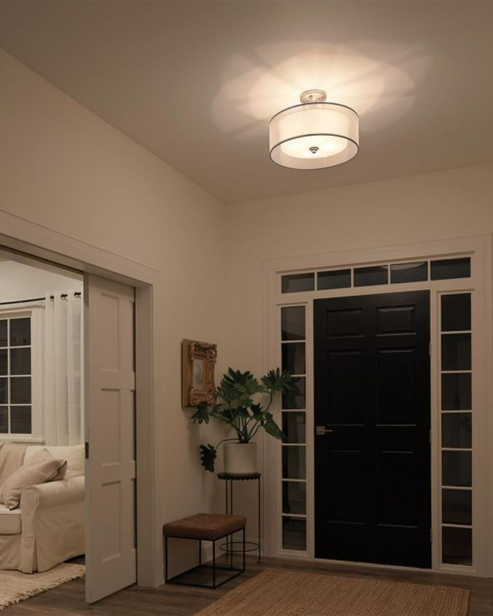 Lacey Semi-Flush Ceiling Light