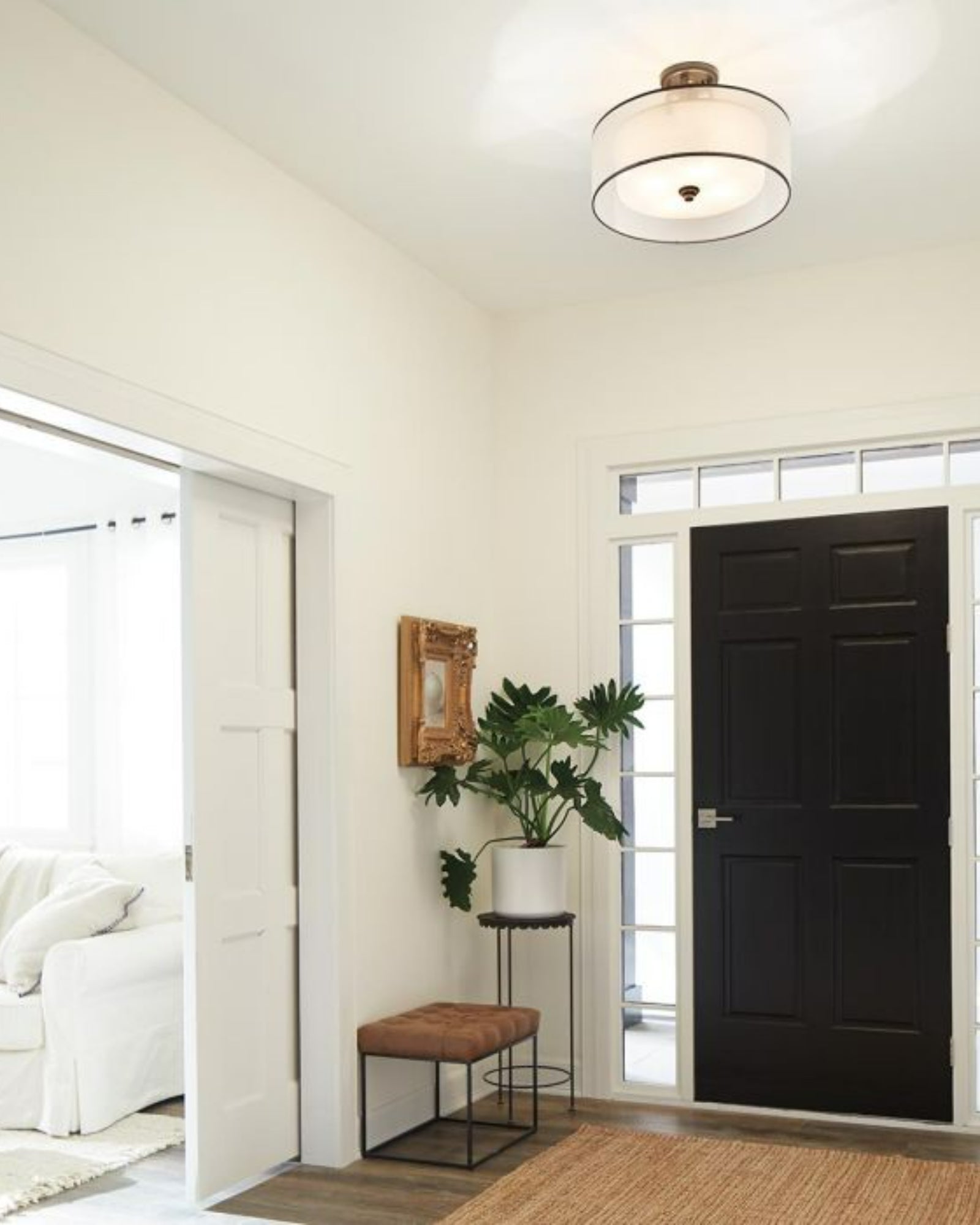 Lacey Semi-Flush Ceiling Light