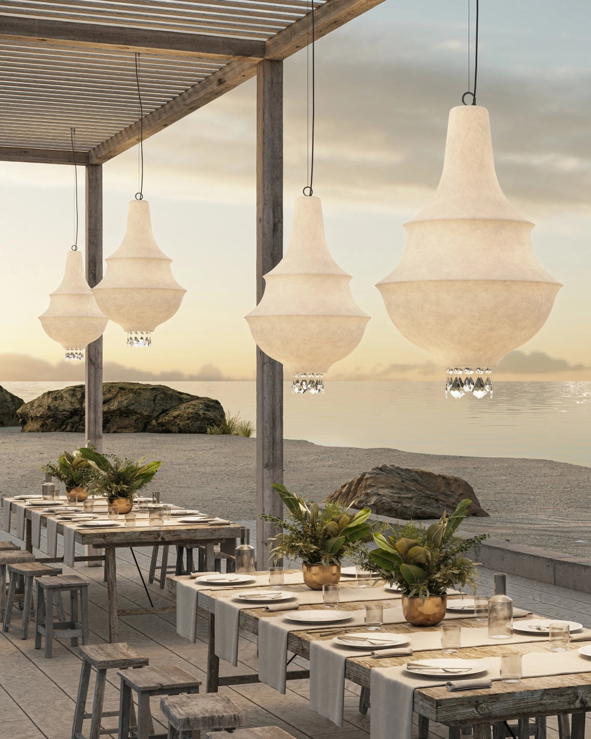 Lady D Outdoor Pendant Light
