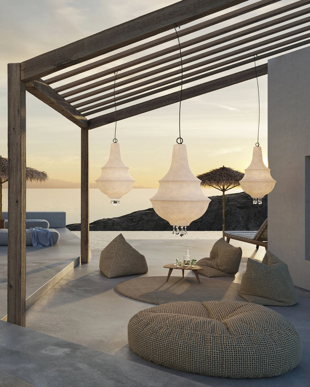 Lady D Outdoor Pendant Light