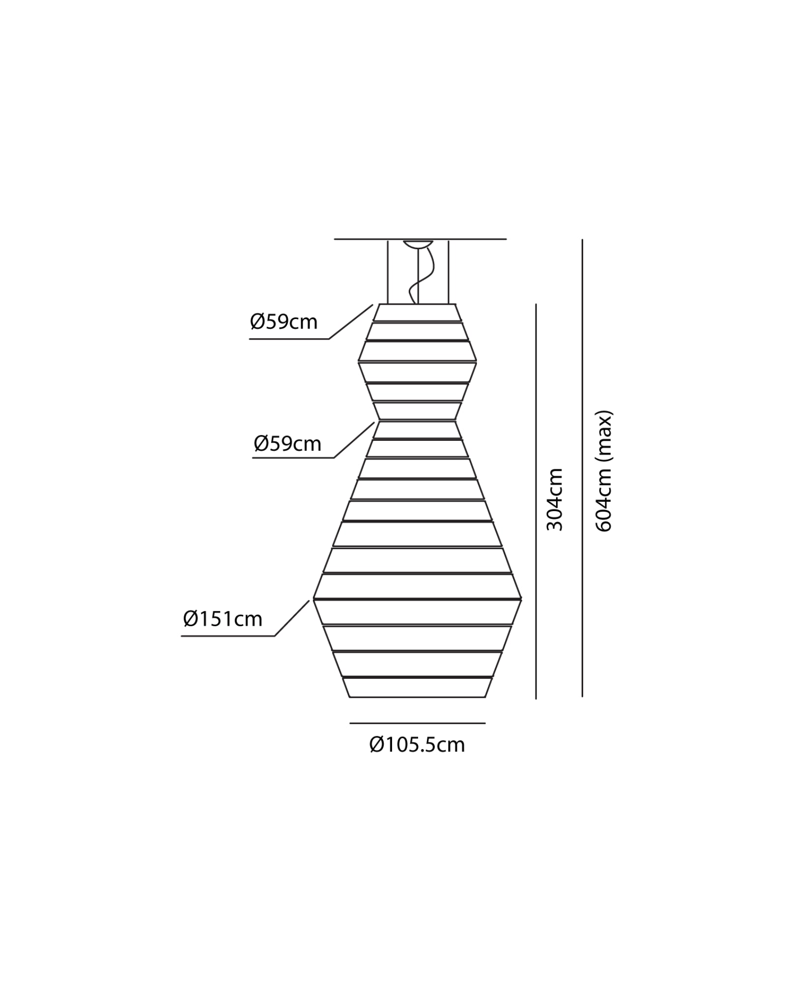 Layers Acoustic Pendant Light