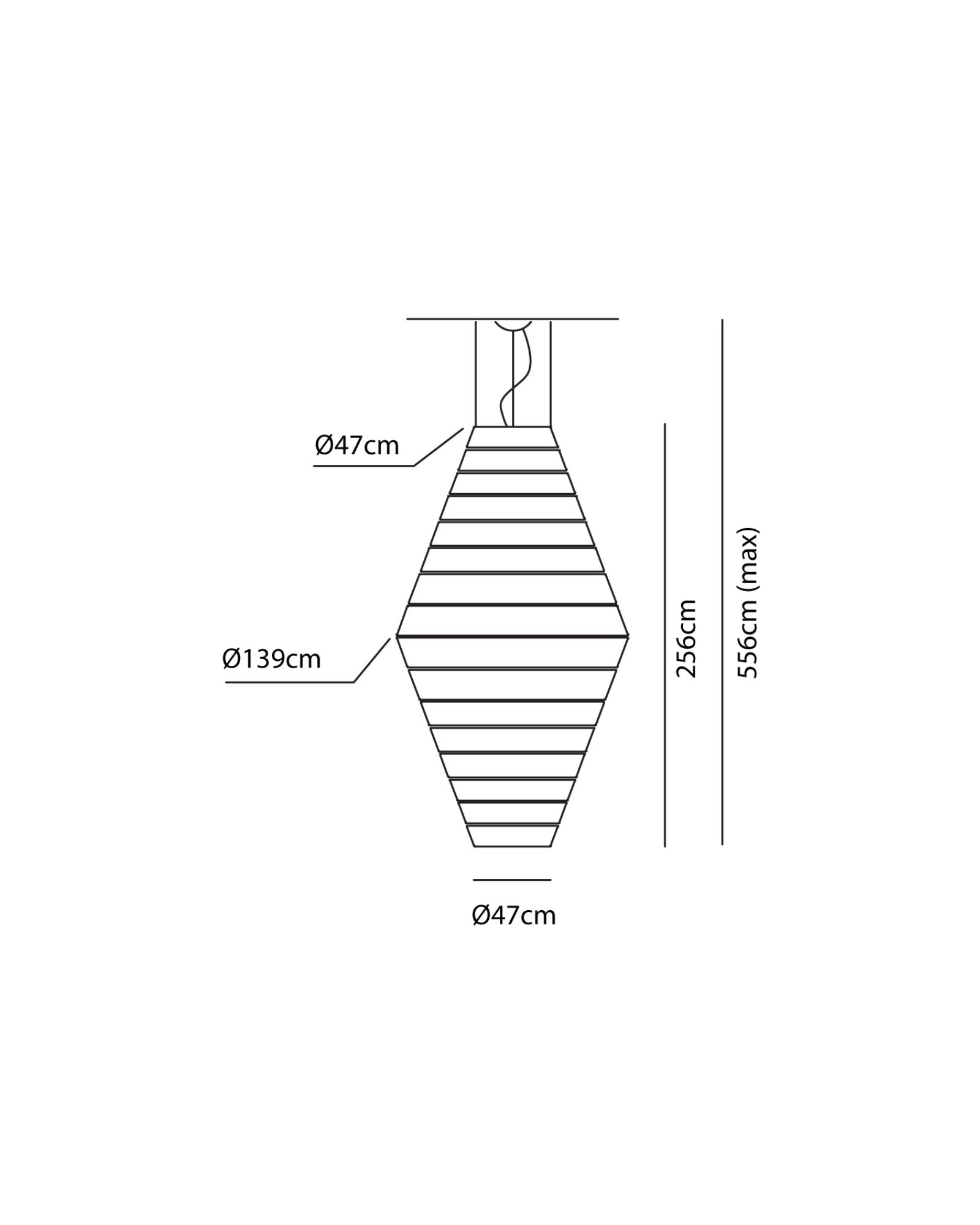 Layers Acoustic Pendant Light
