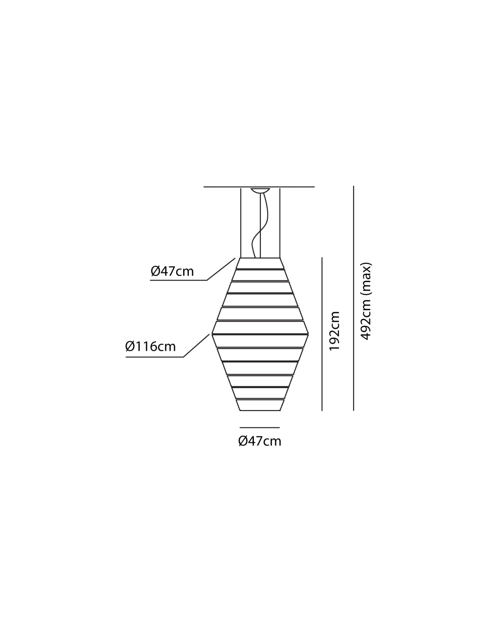 Layers Acoustic Pendant Light