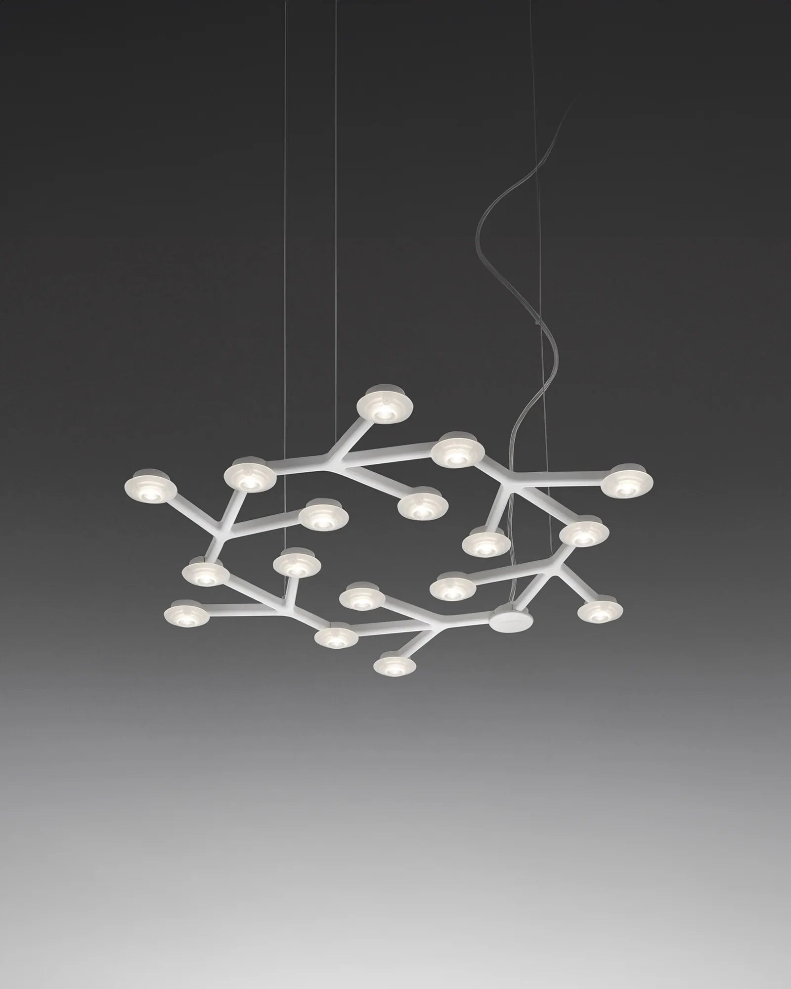 Led Net Circle Pendant Light