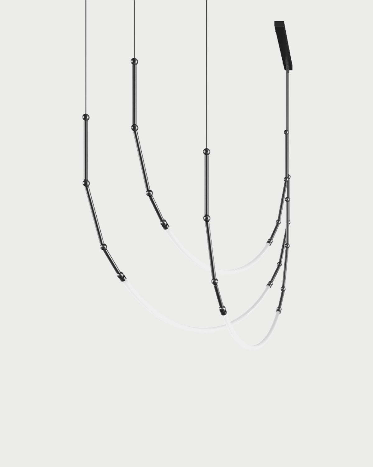 Leda 3lt Curve Pendant Light