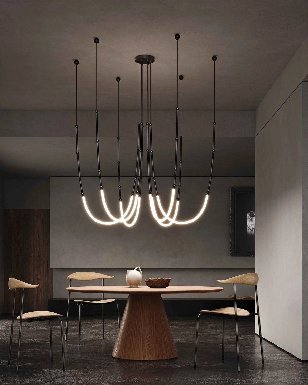Leda 6lt Pendant Light
