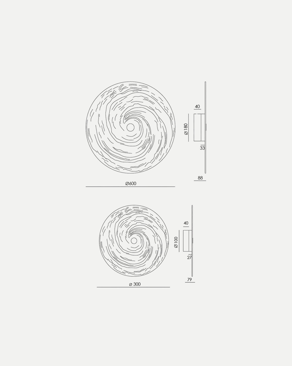 Lida Round Wall Light