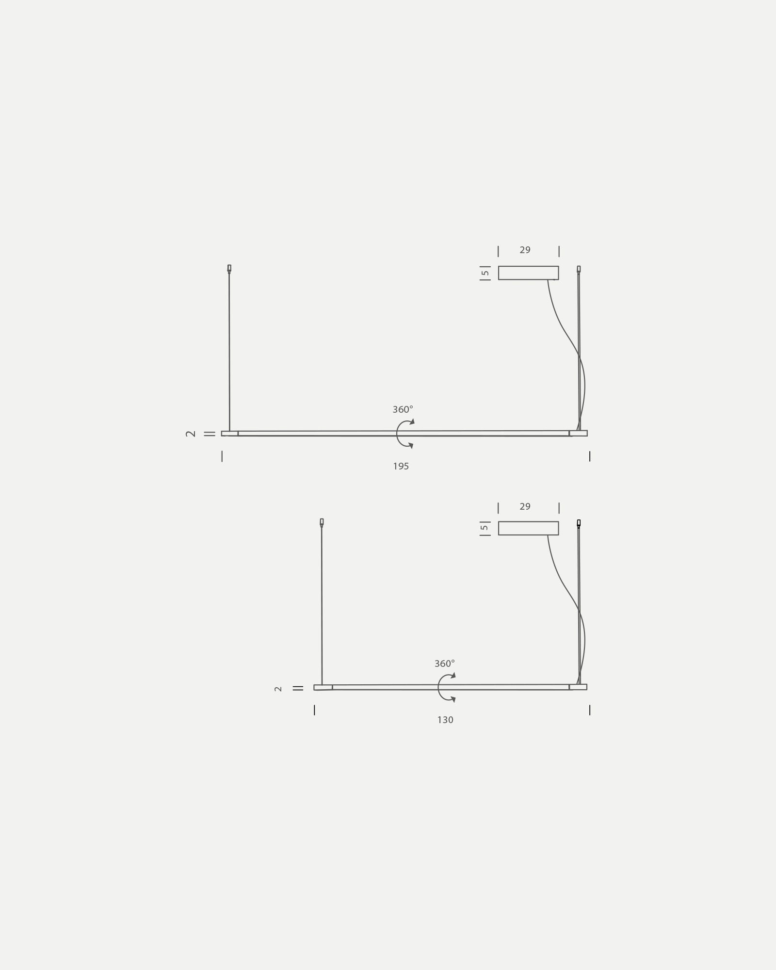 Linescapes Horizontal Pendant Light