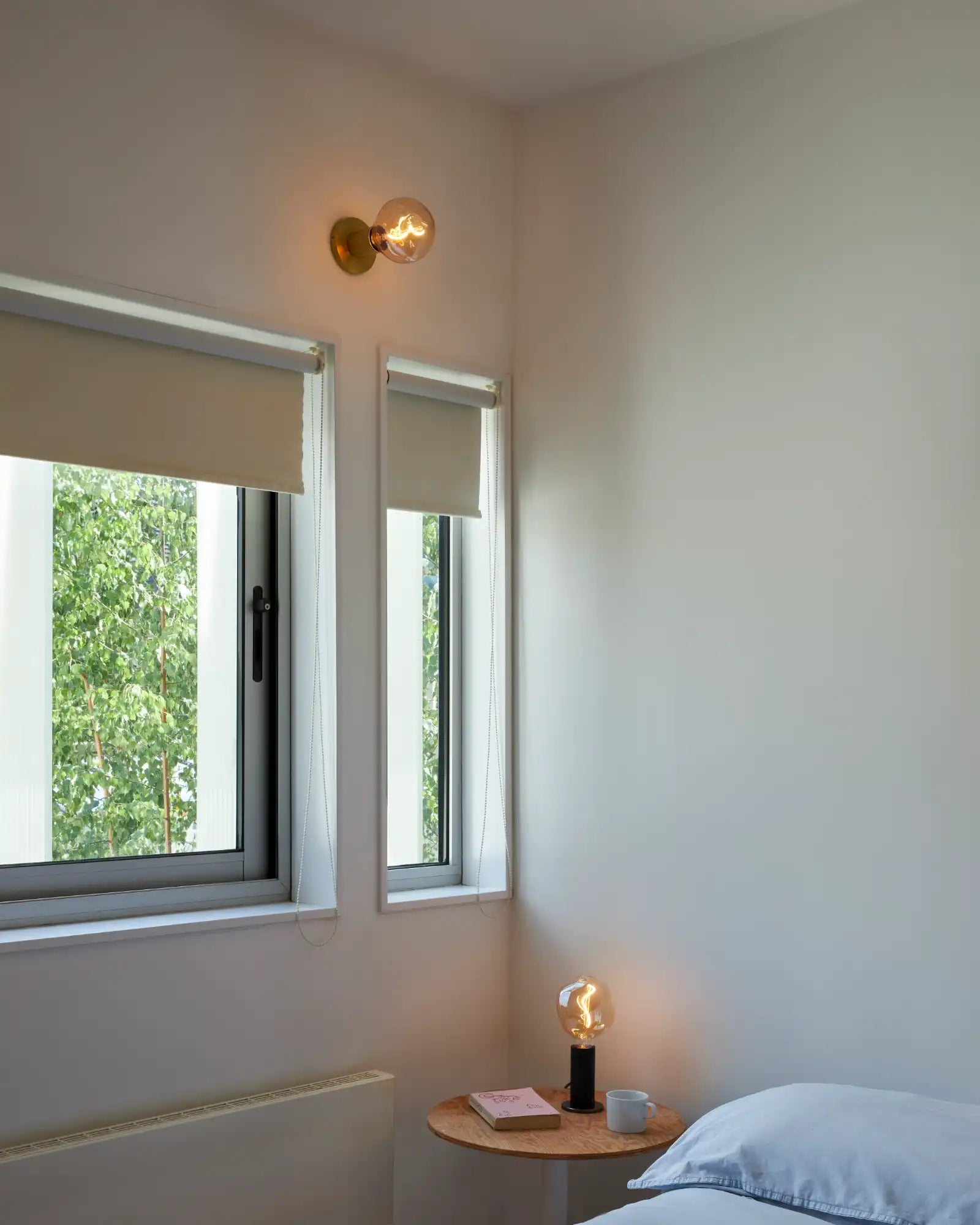 Lochan Voronoi I Wall Light by Tala featured within a contemporary bedroom | Nook Collections