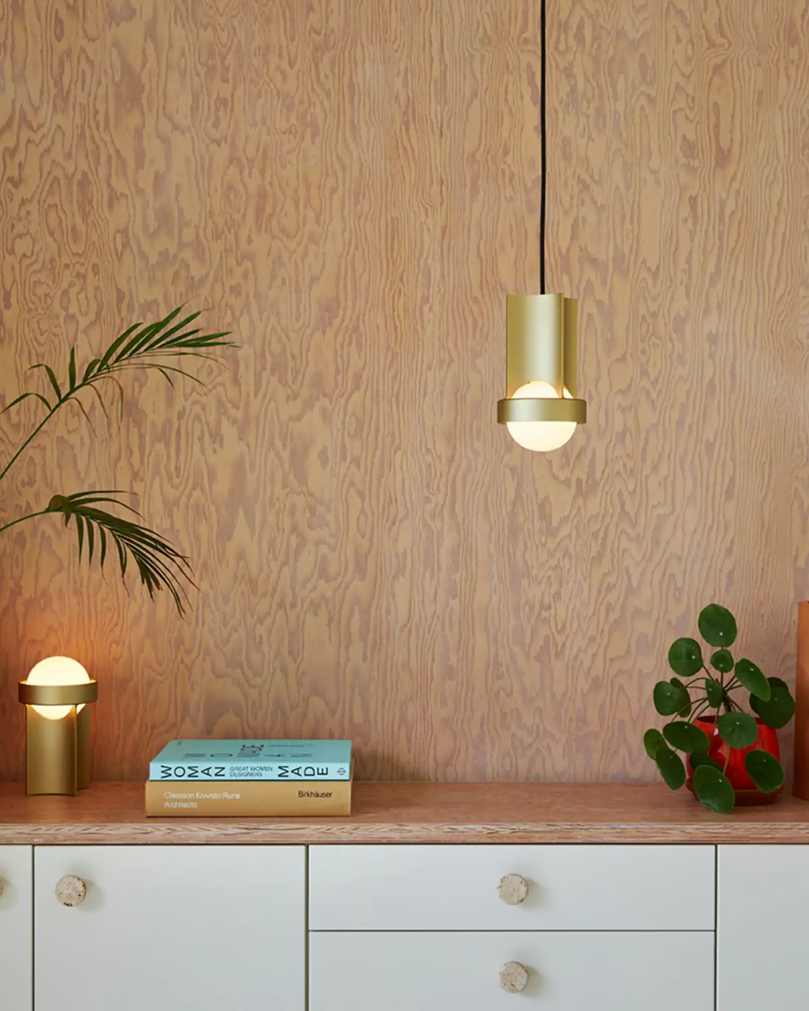 Loop Single Pendant Light in Brass by Tala | Nook Collections