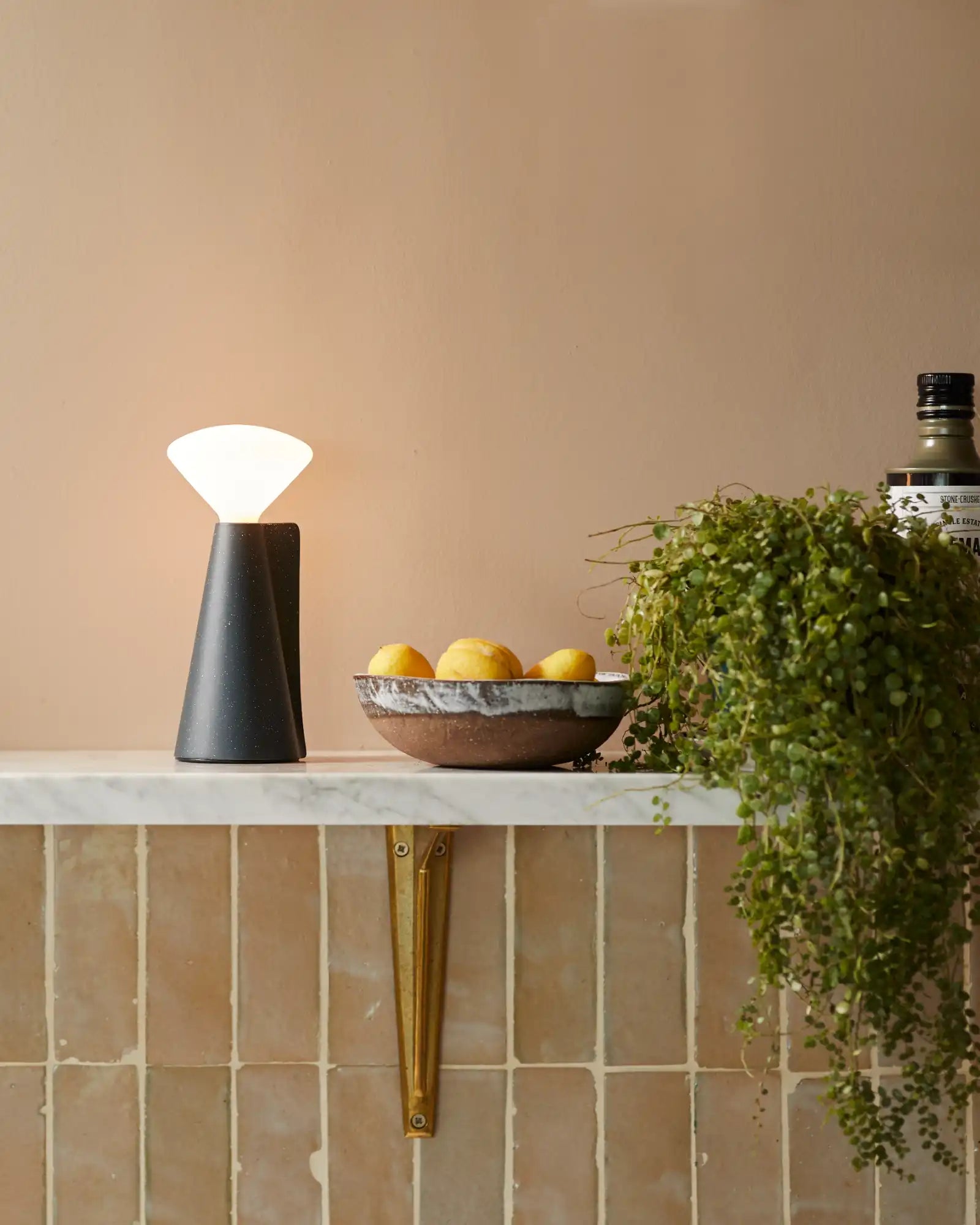 Mantle Portable Table Lamp by Tala featured within a contemporary kitchen | Nook Collections