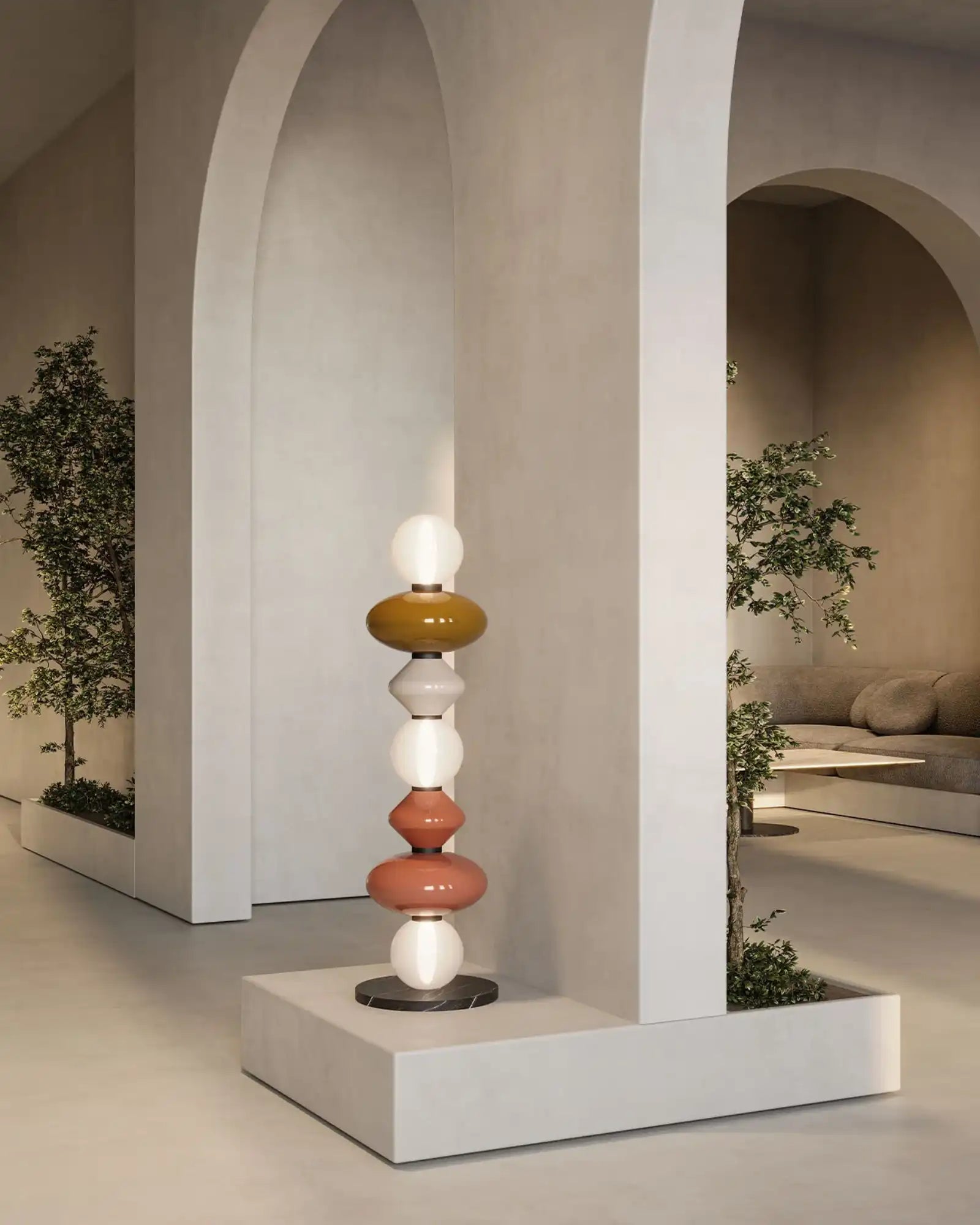 Mapi Floor Lamp by Aromas Del Campo featured in a modern house | Nook Collections