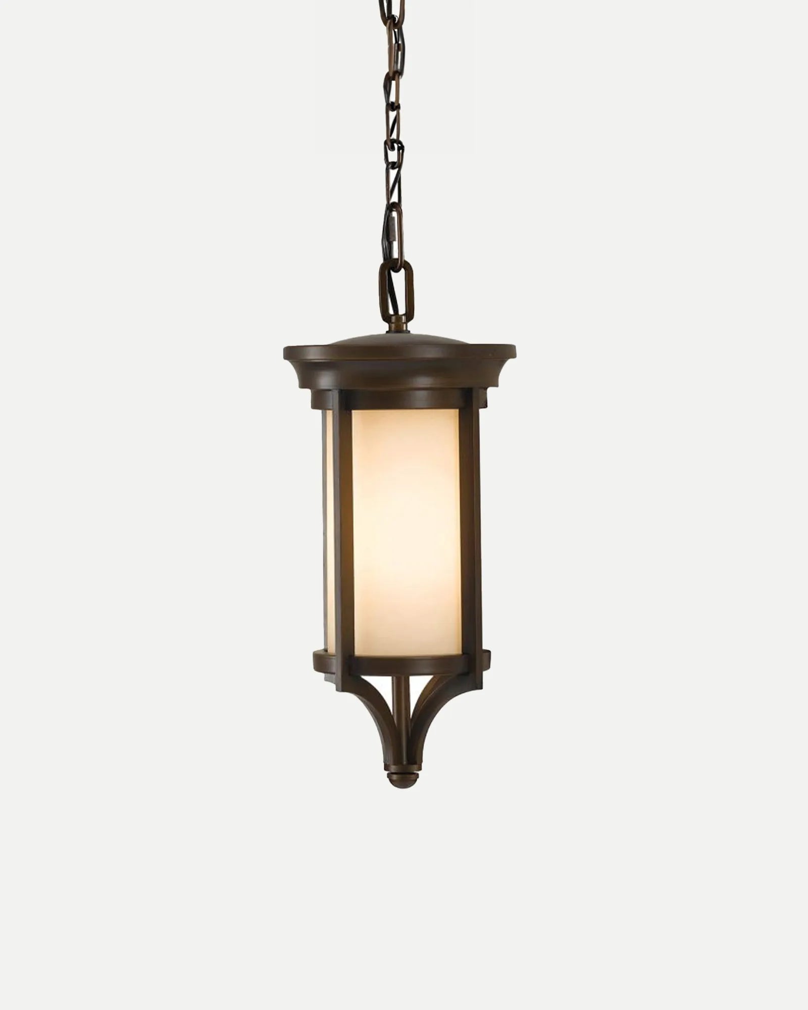 Merrill pendant light traditional style oil rubbed bronze and etched glass on Nook Collections