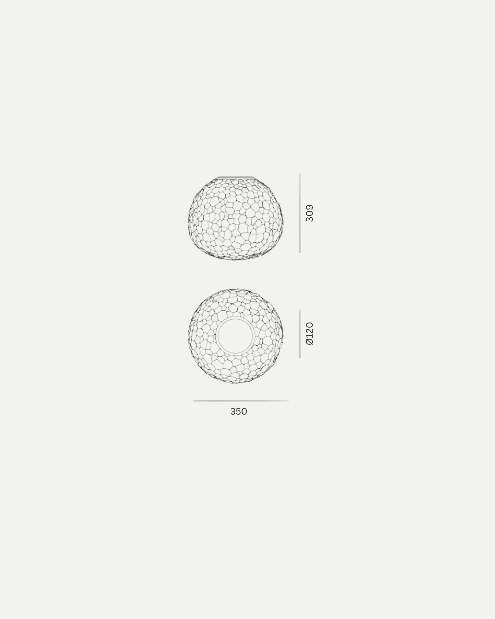Meteorite Wall Light