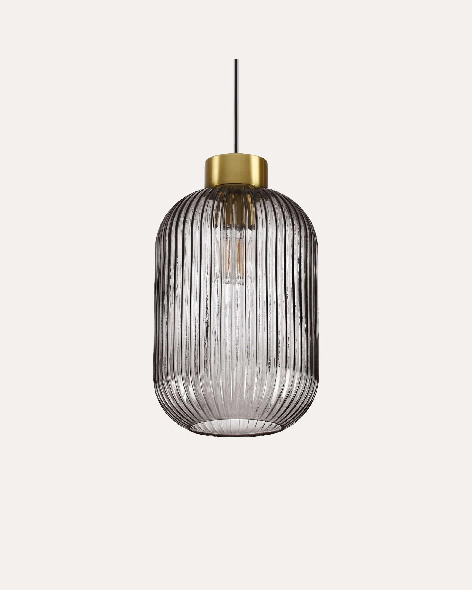 Mint Pendant Light in Smoke by Ideal Lux Lighting at Nook Collections