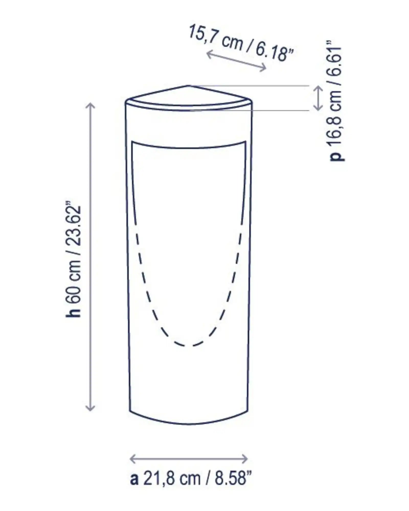 Moai Large Bollard Light