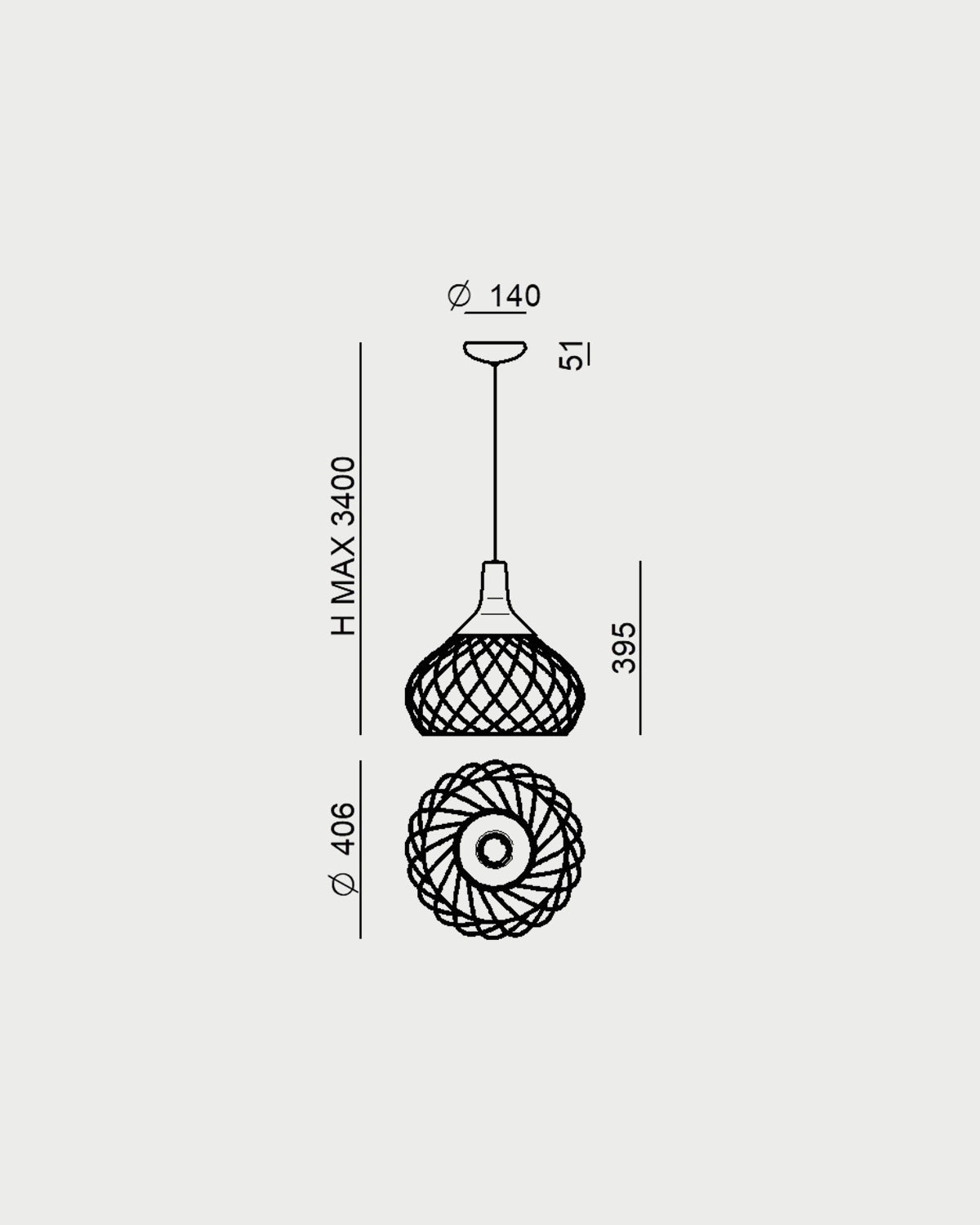 Mongolfier Pendant Light
