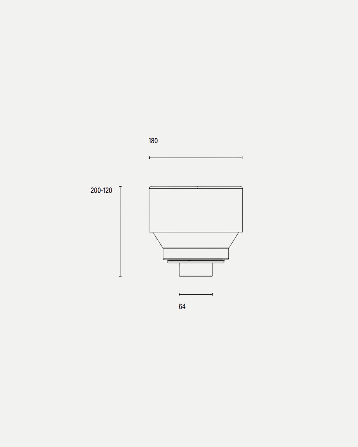 Mono 060 (DALI) Type 1 Fixed Trimless Concrete Downlight