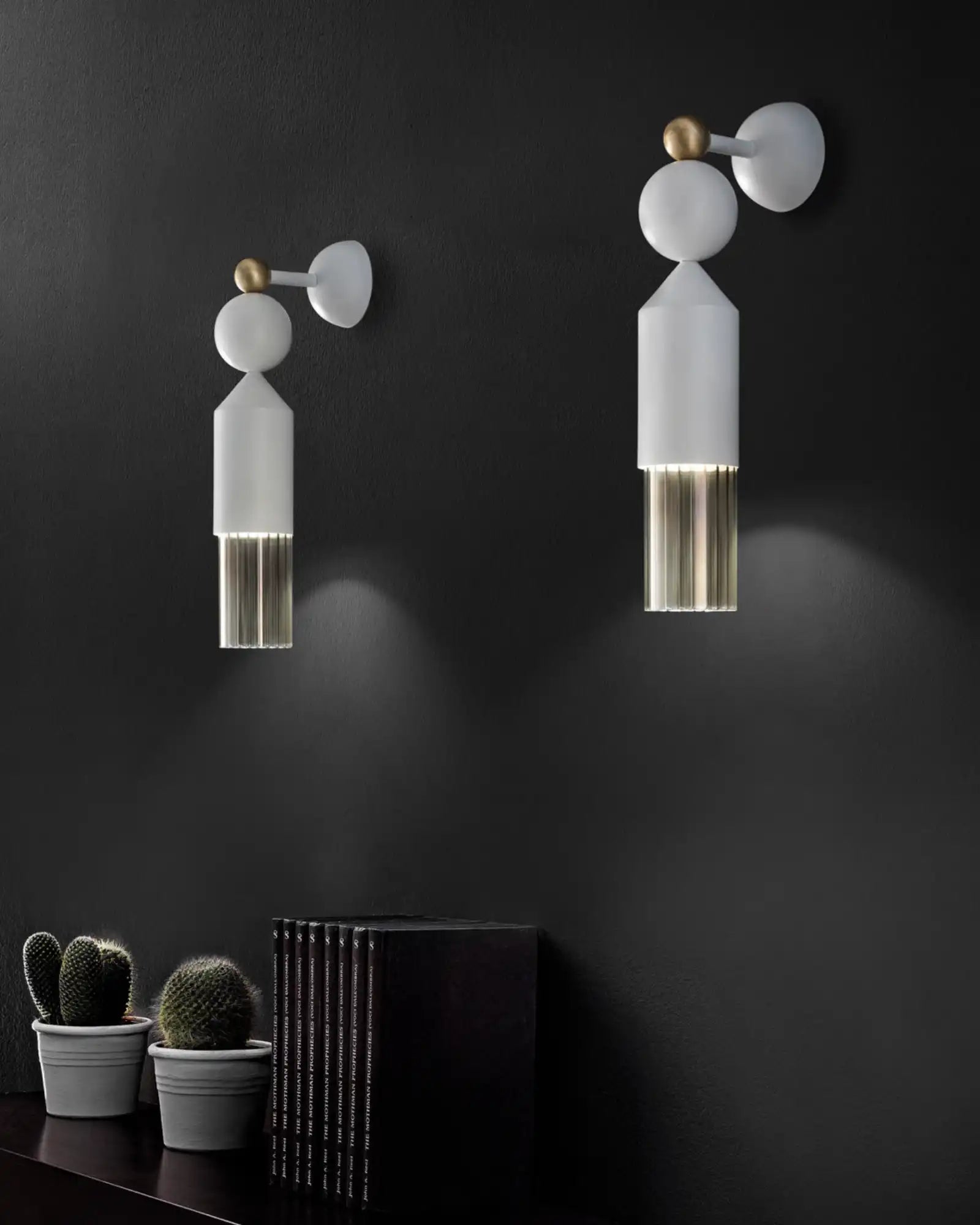 Nappe Wall Light by Masiero Lighting featured within a contemporary living room | Nook Collections