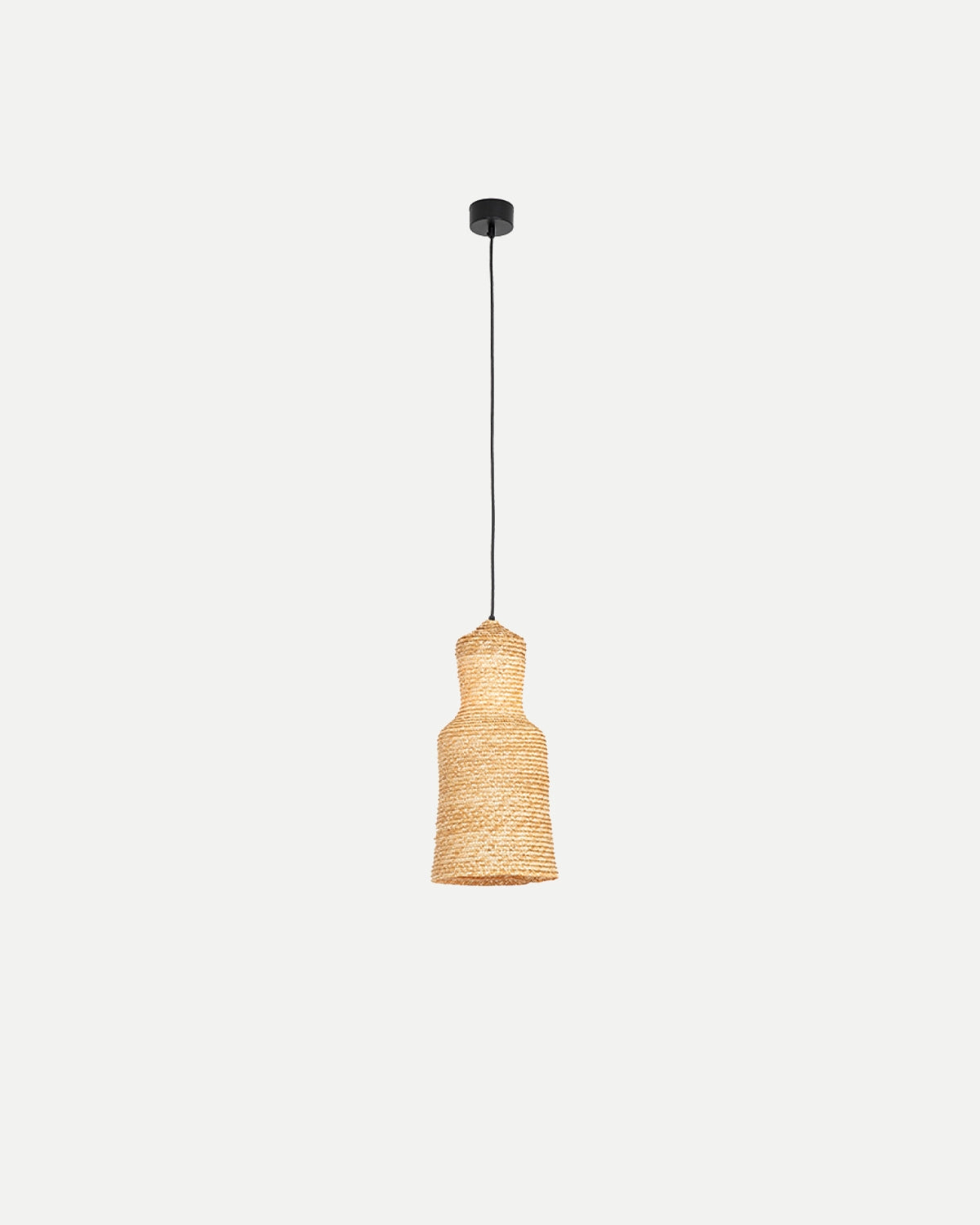 Natural Braided Wheat Pendant Light