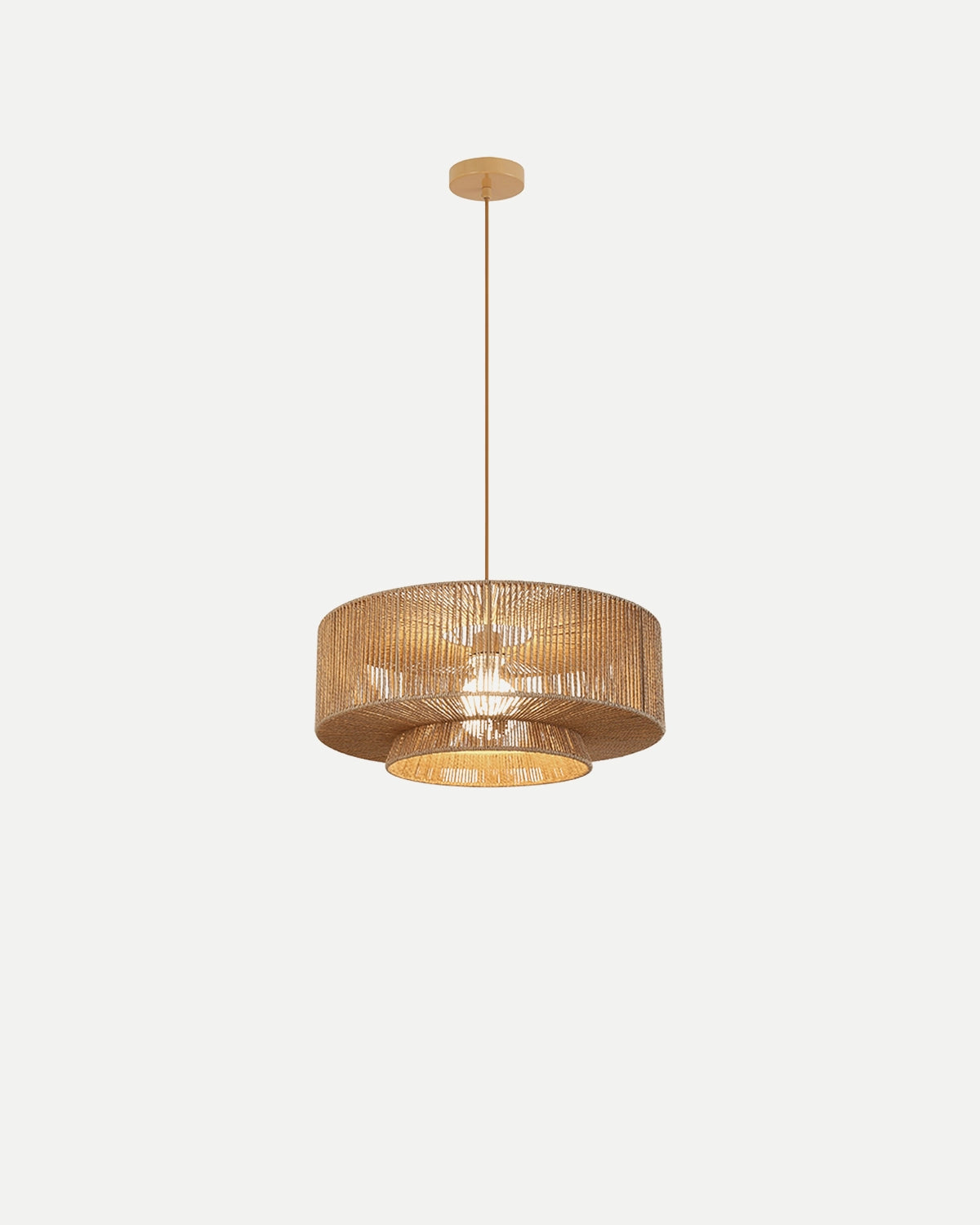Natural Paper Rope Pendant Light