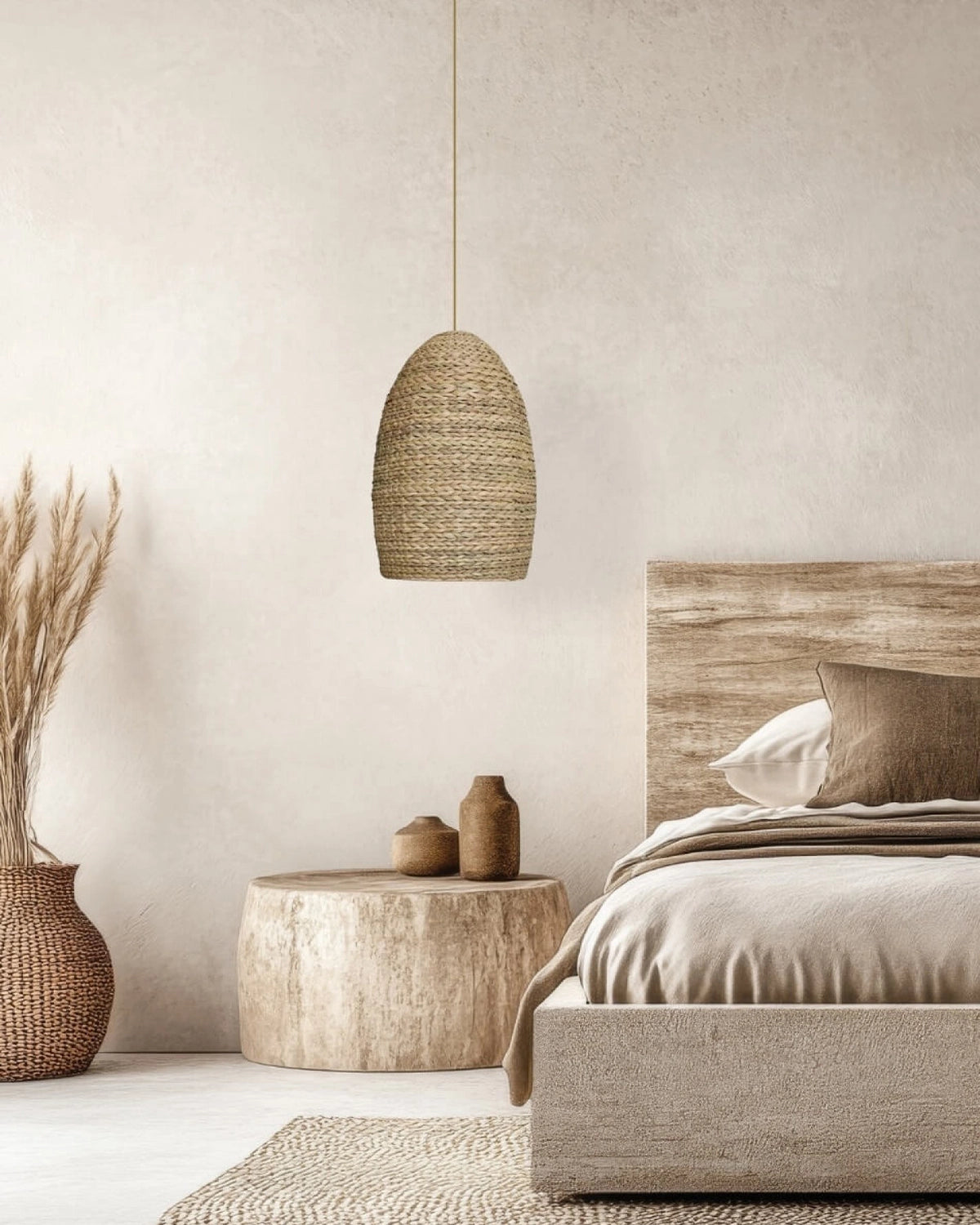 Natural Rattan Pendant Light - Beehive