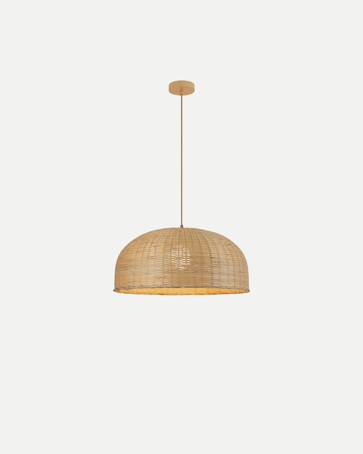 Natural Rattan Pendant Light - Bowl