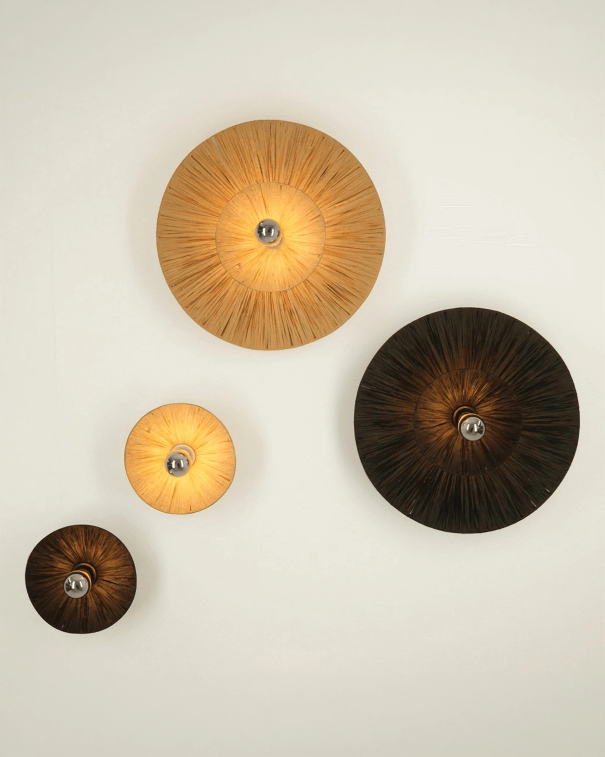 Natural Rattan Wall Light