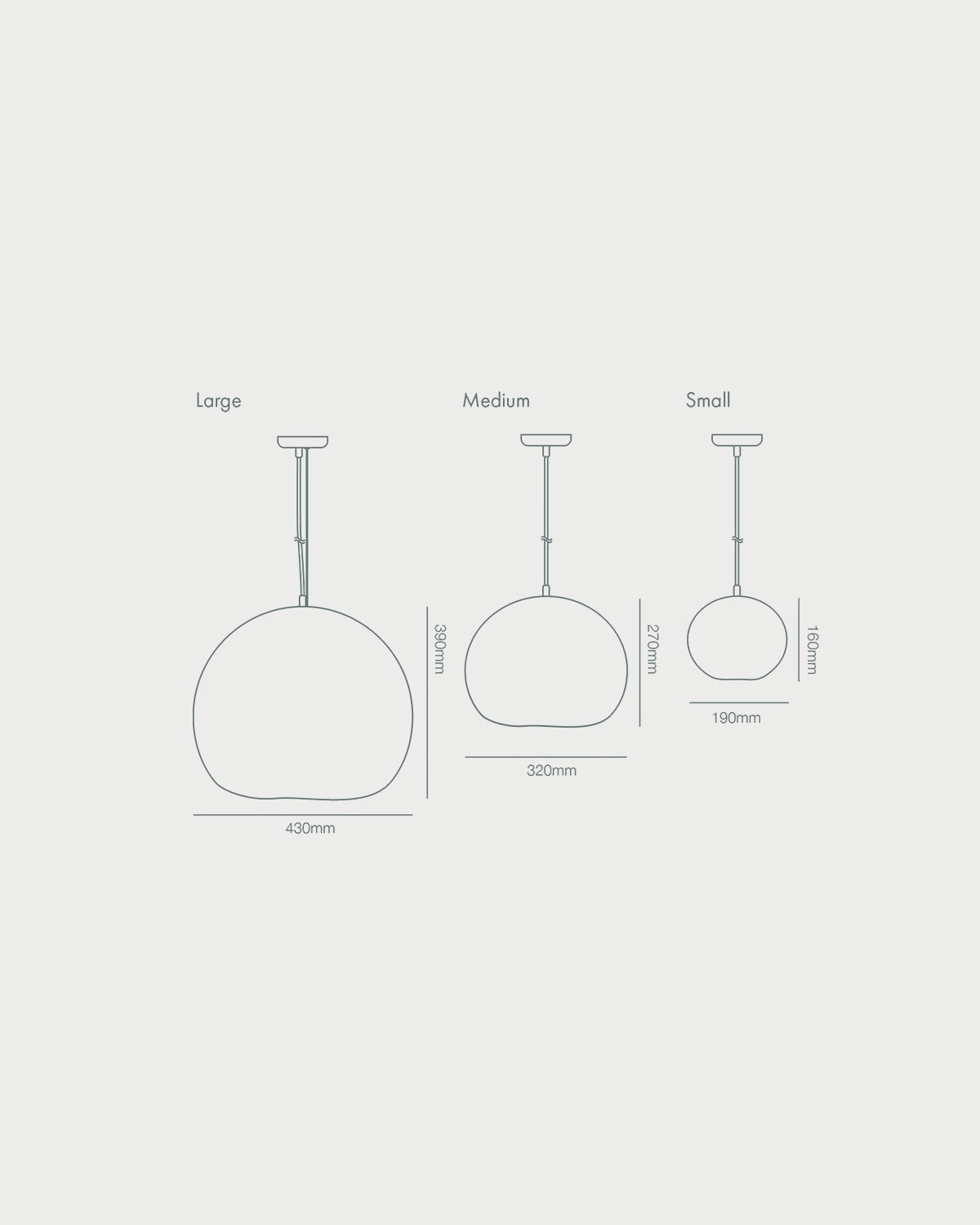 Orb Porcelain Pendant Light