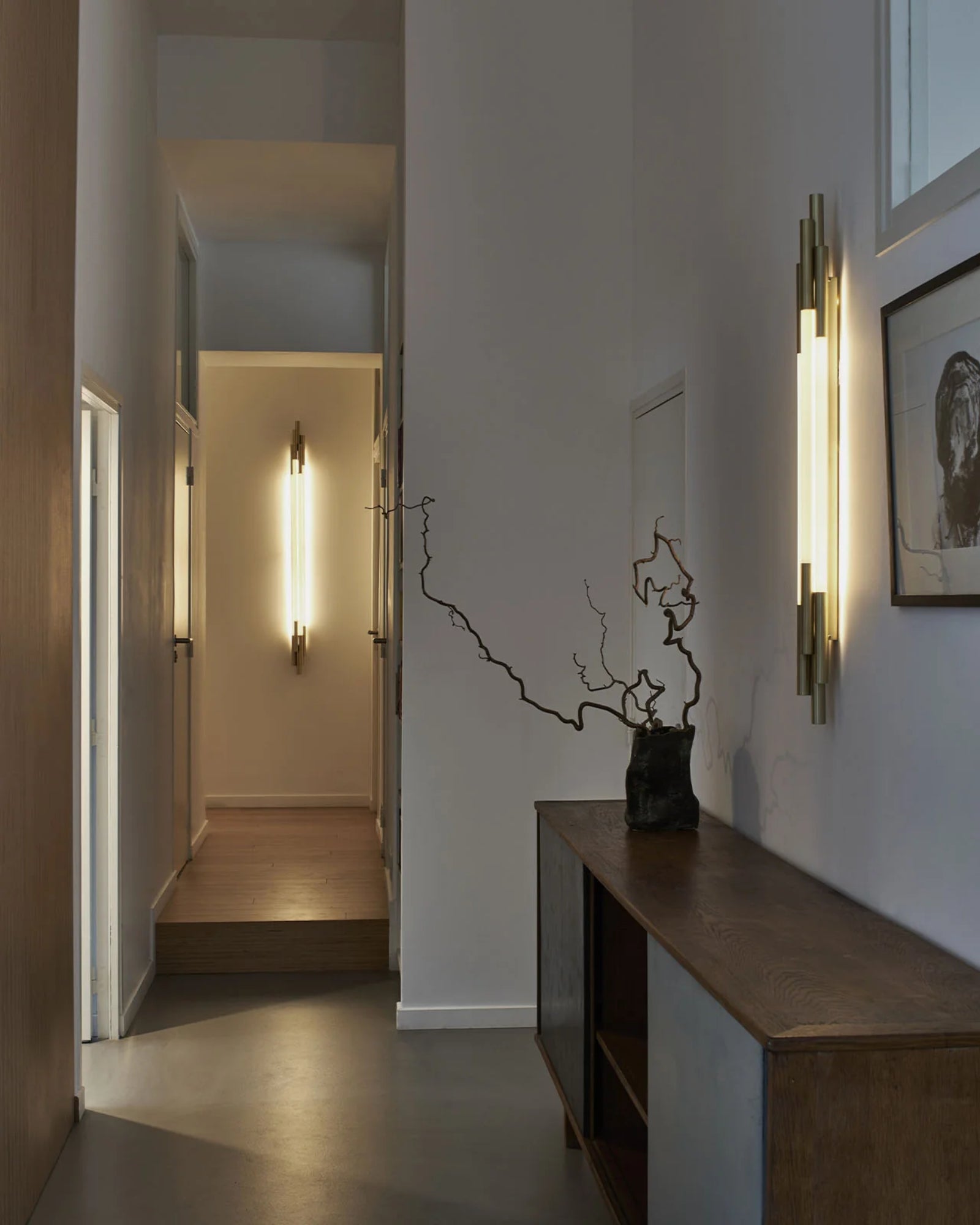 Org Wall Light by DCW Interiors featured in a modern living room | Nook Collections