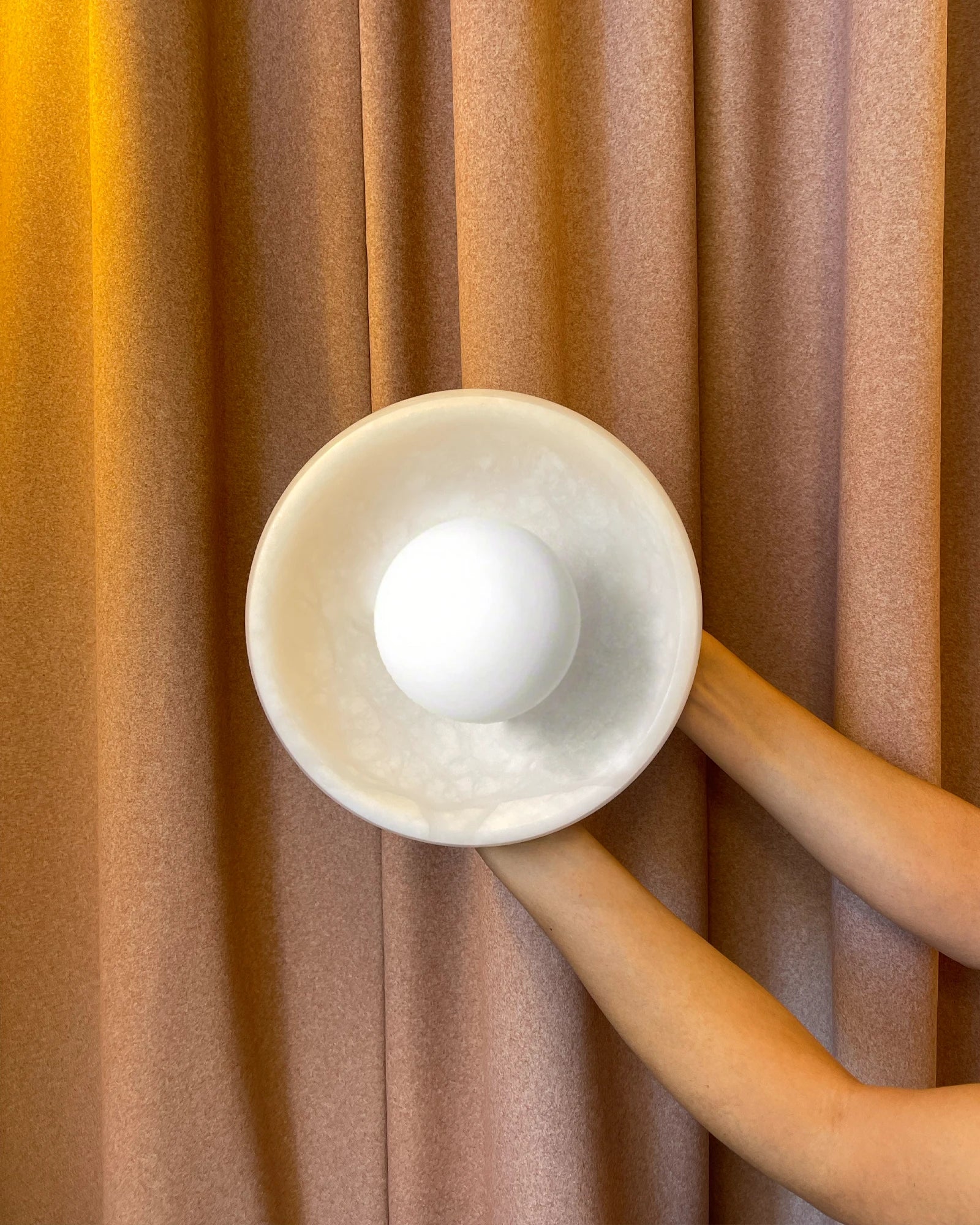 Orli Alabaster Wall Light - Ex Display