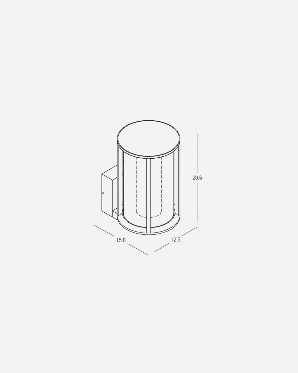 Phanos Lantern Outdoor Wall Light