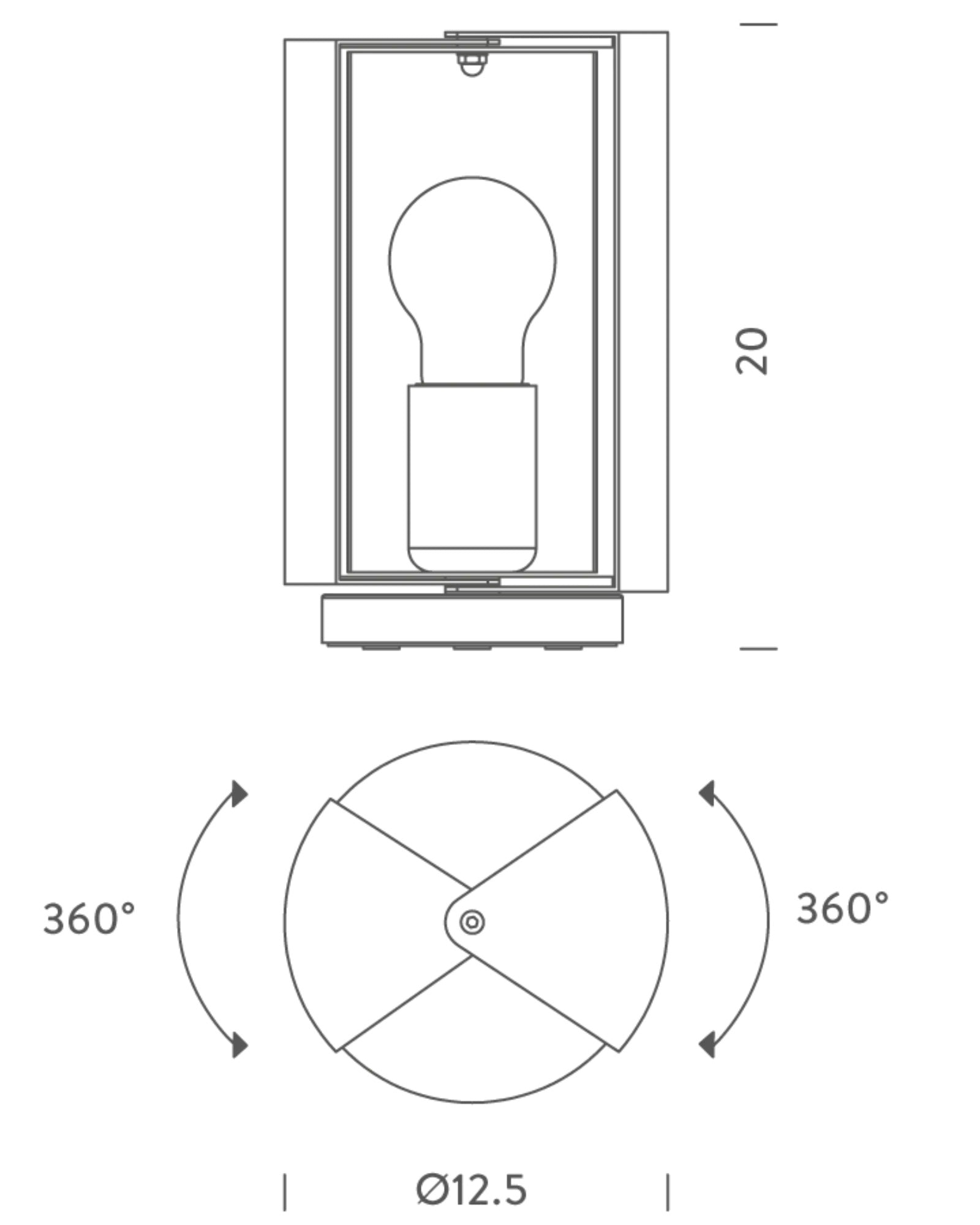 Pivotante A Poser Table Lamp