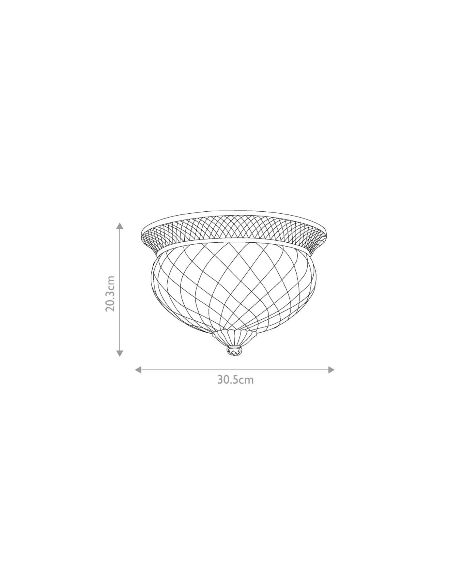 Plantation Ceiling Light