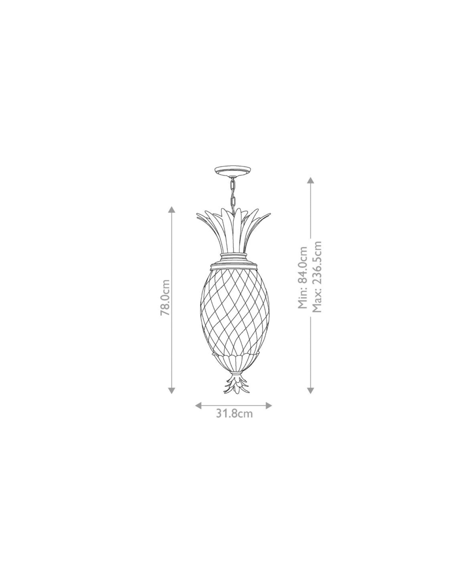 Plantation 4lt Pendant Light