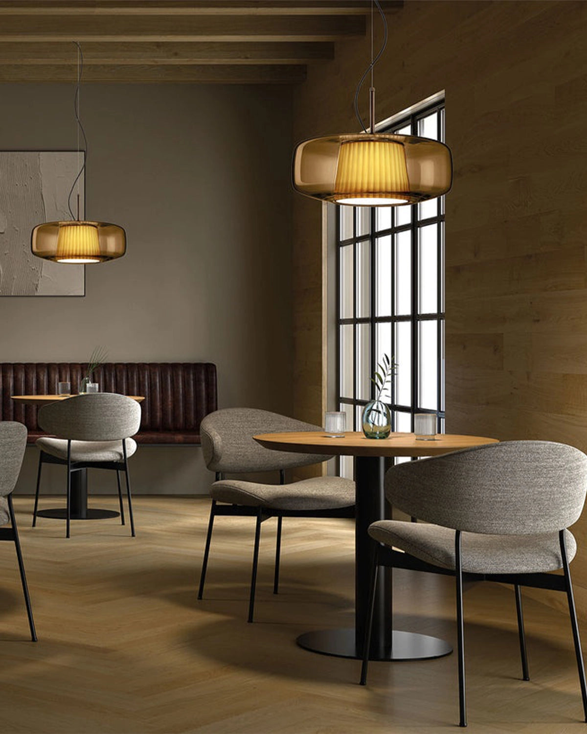 Plisse Pendant Light