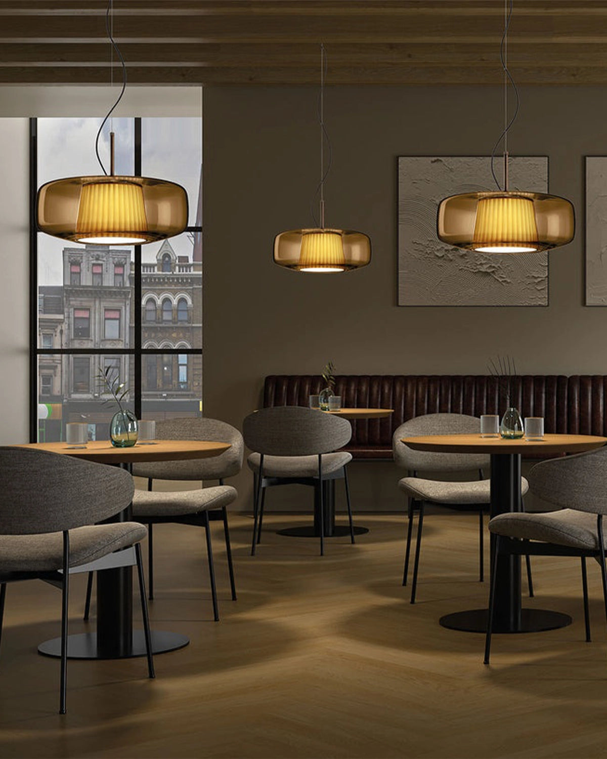 Plisse Pendant Light