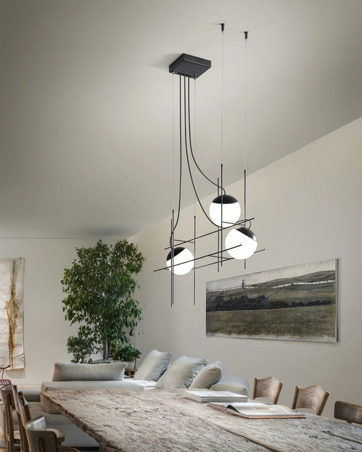 Plot Frame Pendant Light