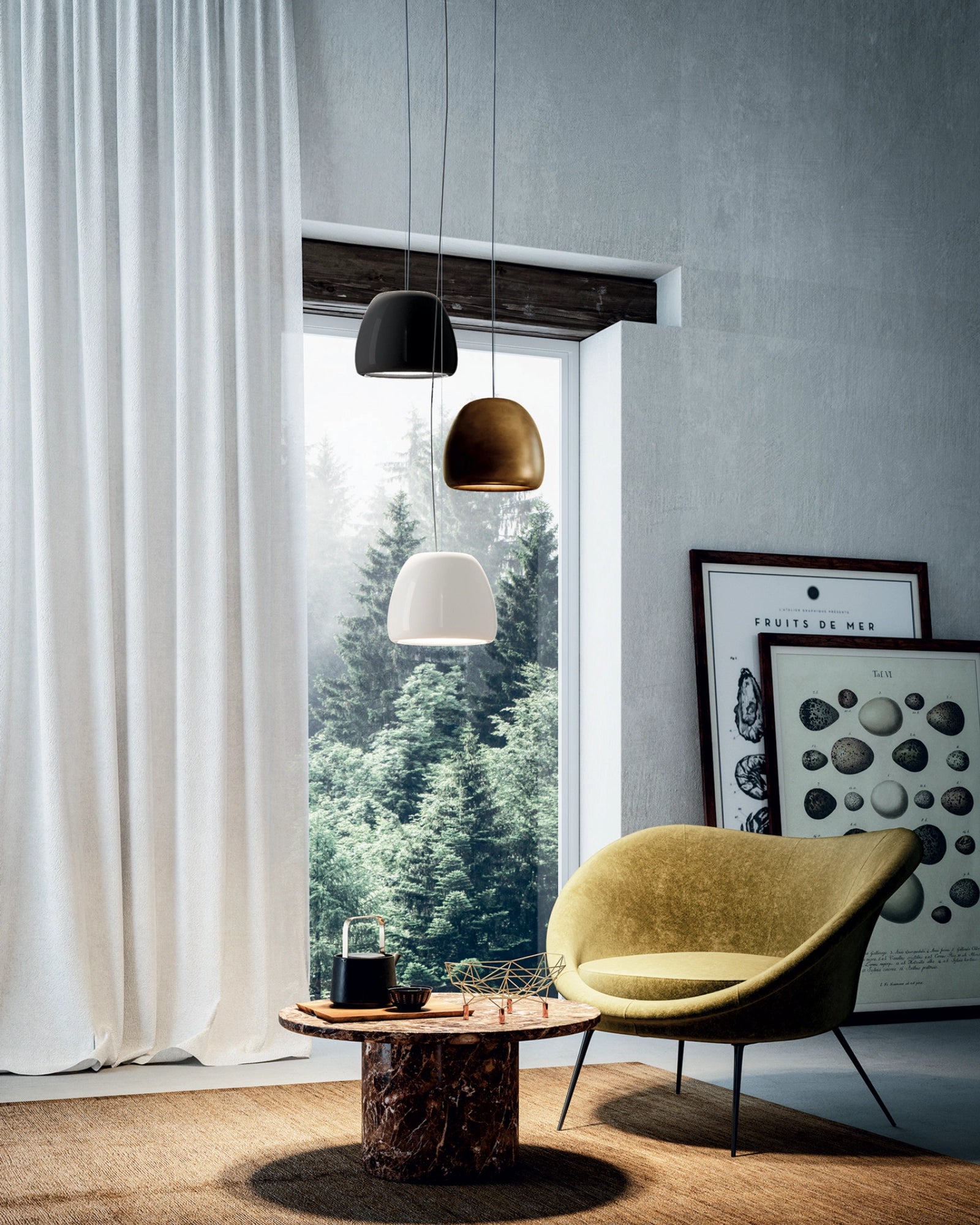 Pomi Pendant Light by Rotaliana | Nook Collections