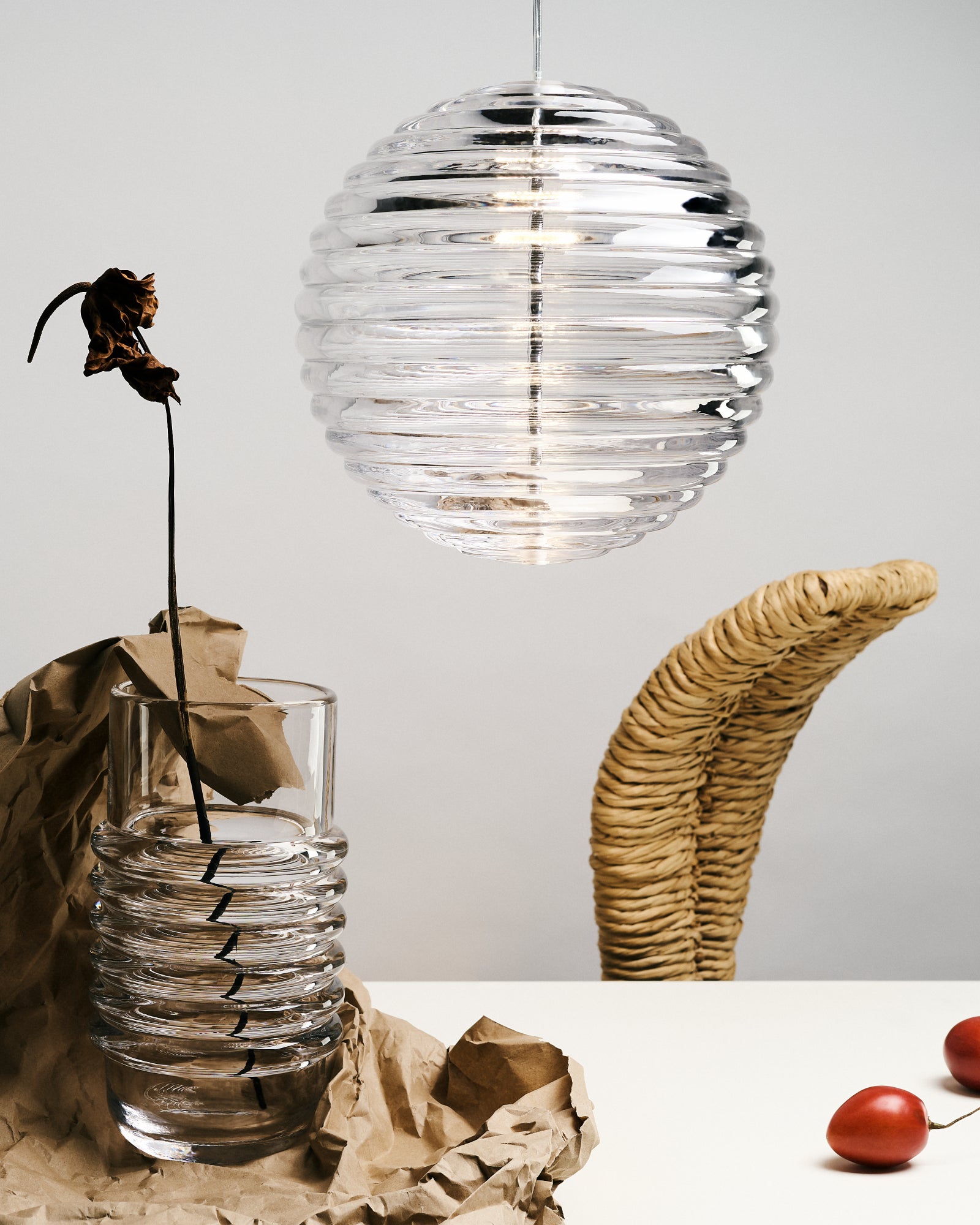 Press Sphere Pendant Light