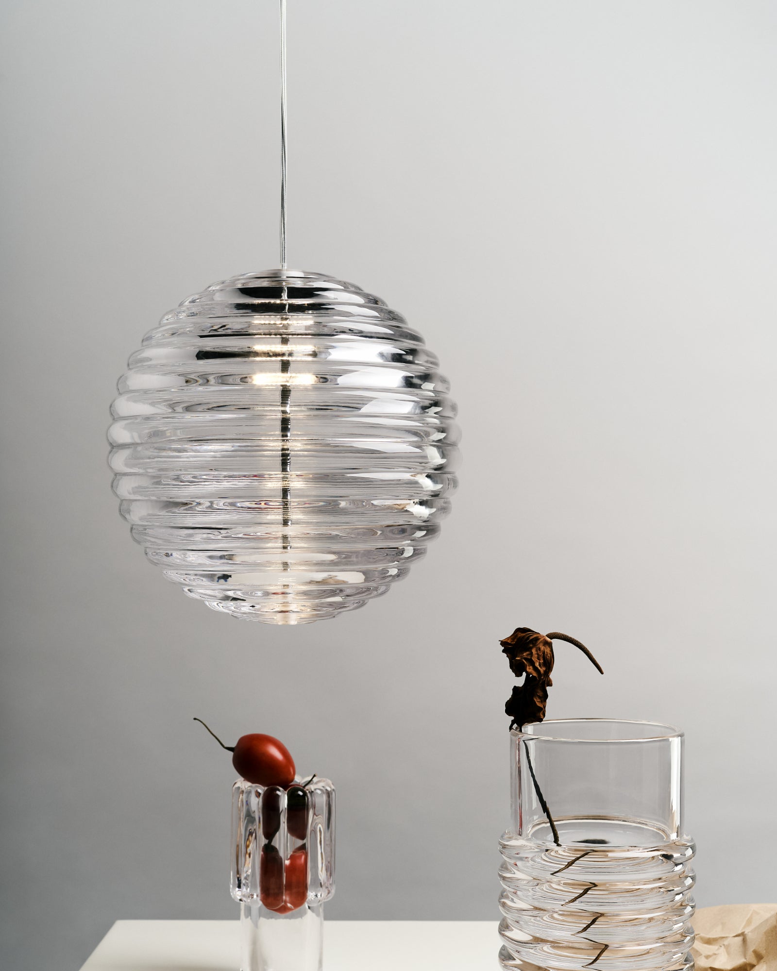 Press Sphere Pendant Light