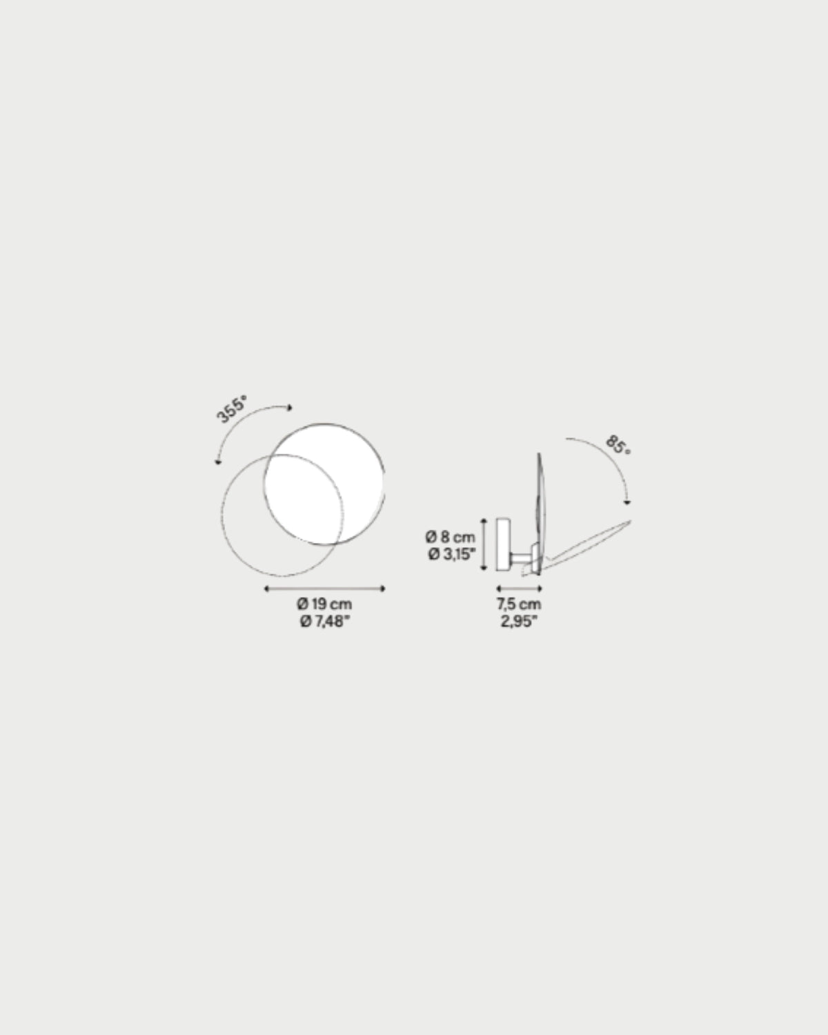 Puzzle Round Wall/Ceiling Light
