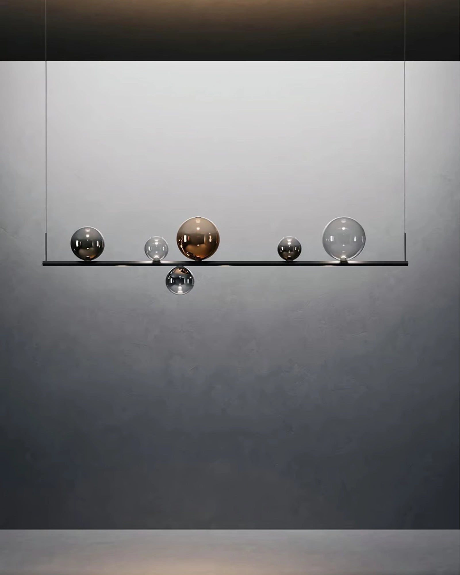 Random Stick 6lt Pendant Light